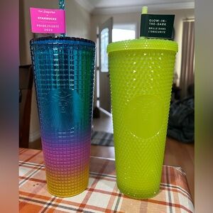 Starbucks glow in the dark tumbler and Tim Singleton pride bundle